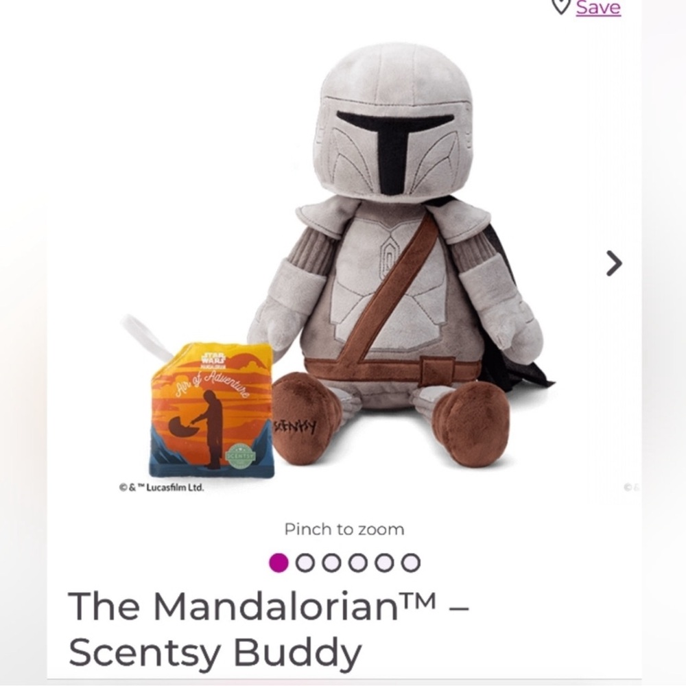 The Mandolorian Scentsy buddy
